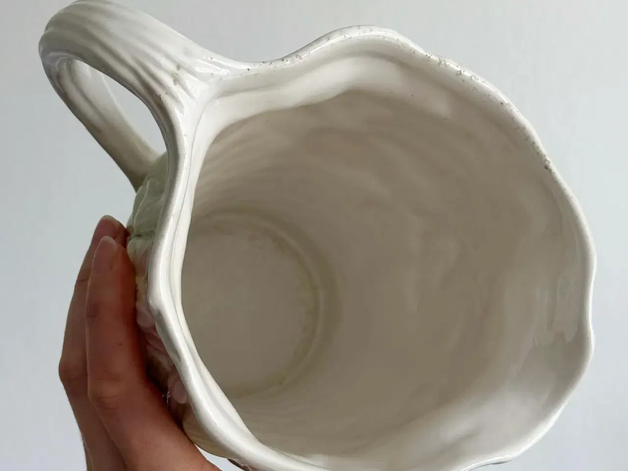 Billede 8 - Fajancekande m åkander, pastelfarvet, NB