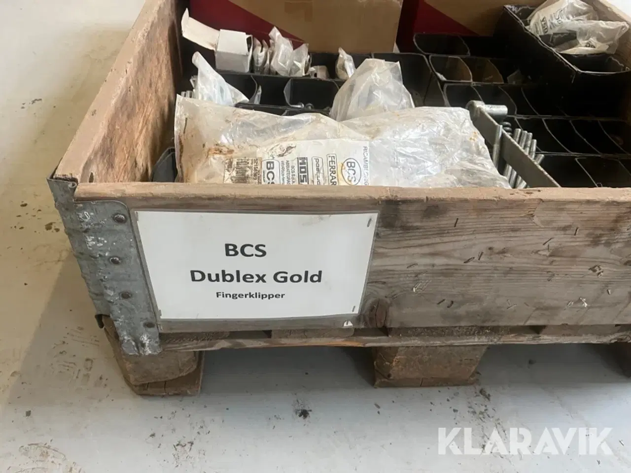 Billede 2 - Dele til fingerklipper BCS Dublex Gold 4 paller