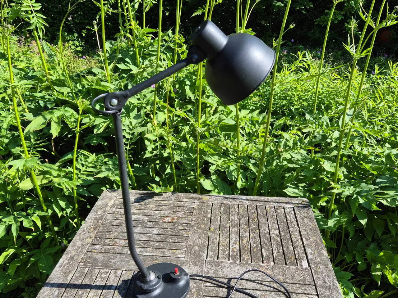 Billede 2 - Matsort bordlampe i Bauhaus-stil 