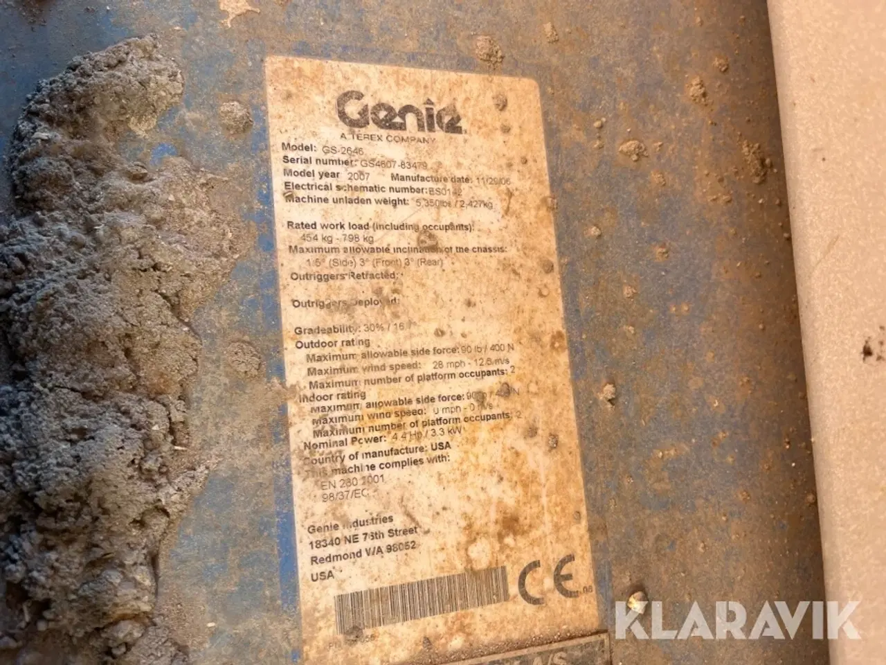 Billede 5 - Sakselift Genie GS 2645