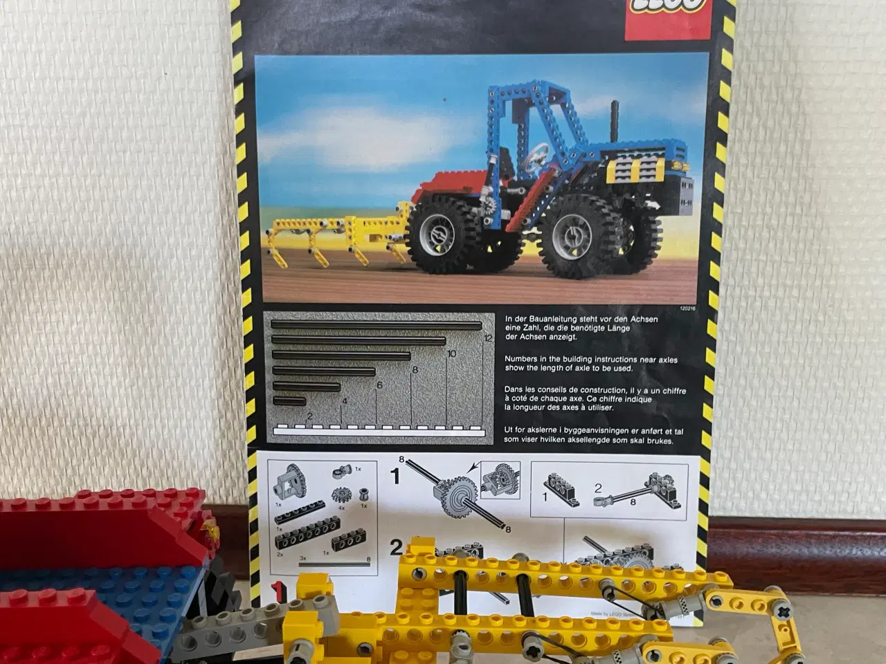 Billede 6 - 8859 Lego Technic Traktor med plov