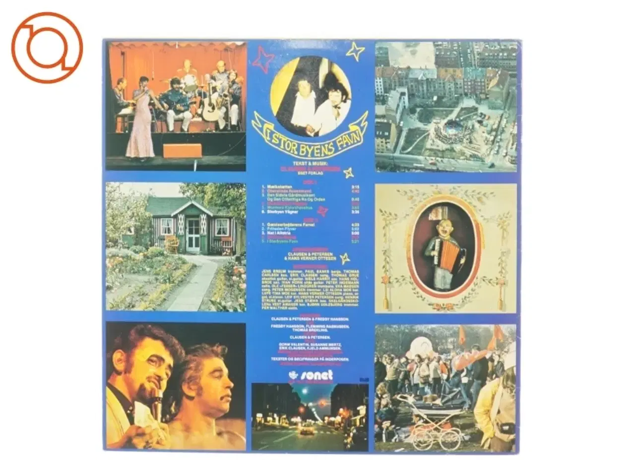 Billede 2 - Clausen og Petersen, i storbyens favn fra Sonet (str. 30 cm)