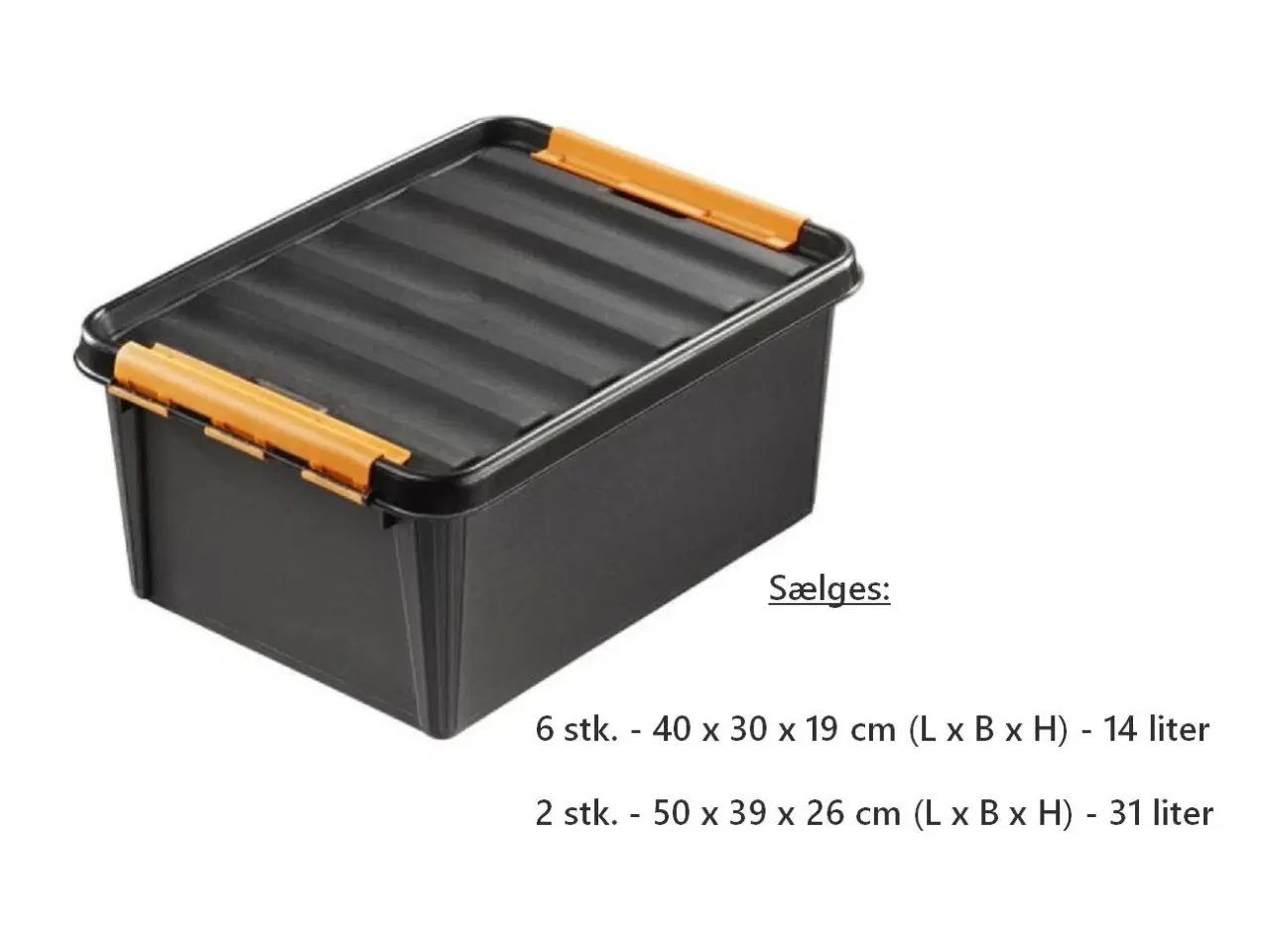Billede 1 - Smartstore Pro Orthex opbevaringskasser m/låg