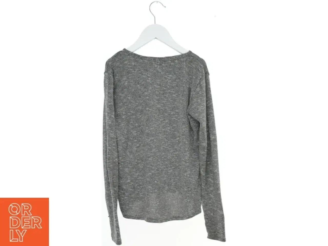 Billede 2 - Grå bluse med farverige illustrationer fra H&M (str. 146)