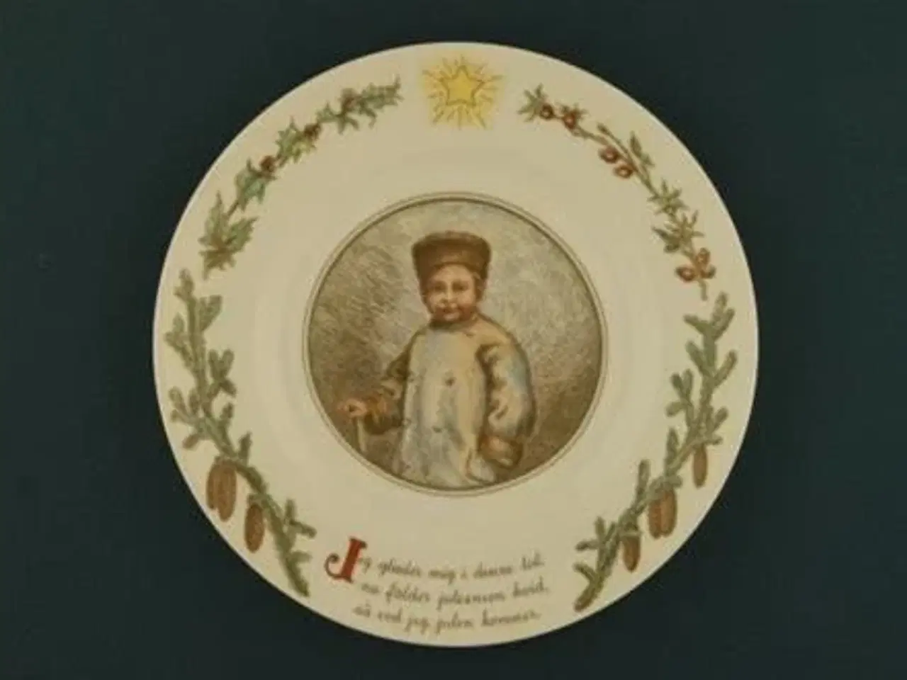 Billede 1 - Peters Jul, Tallerken 18 cm. Nr. 1 - Royal Copenhagen