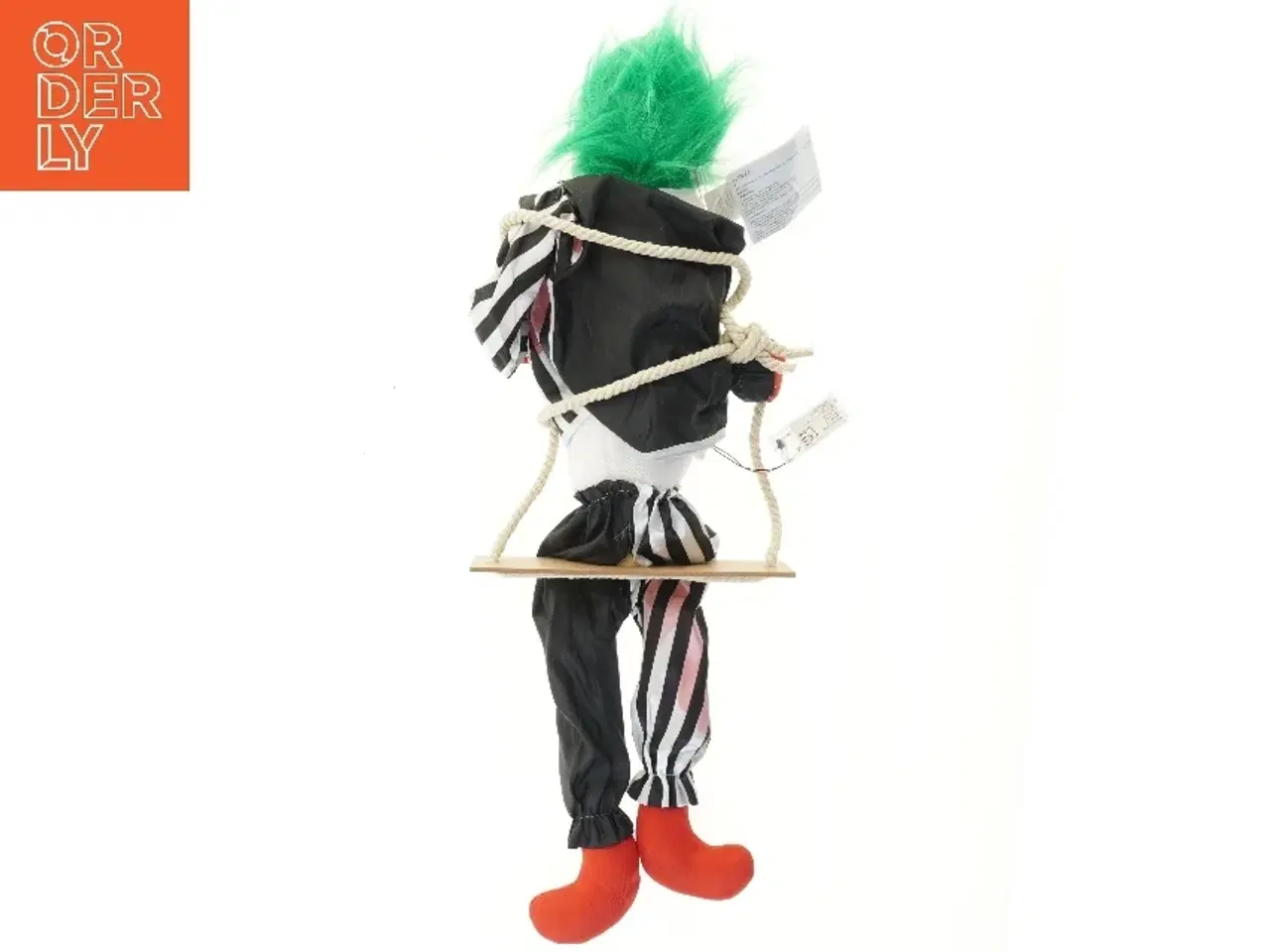 Billede 2 - Halloween Klovn på gynge (str. 87 cm)