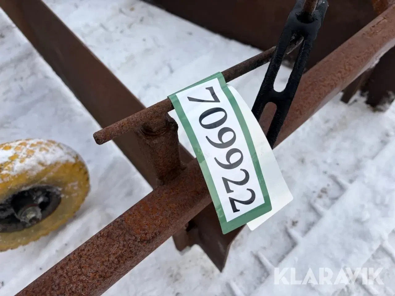 Billede 10 - Stige skraber med rive specialfremstillet