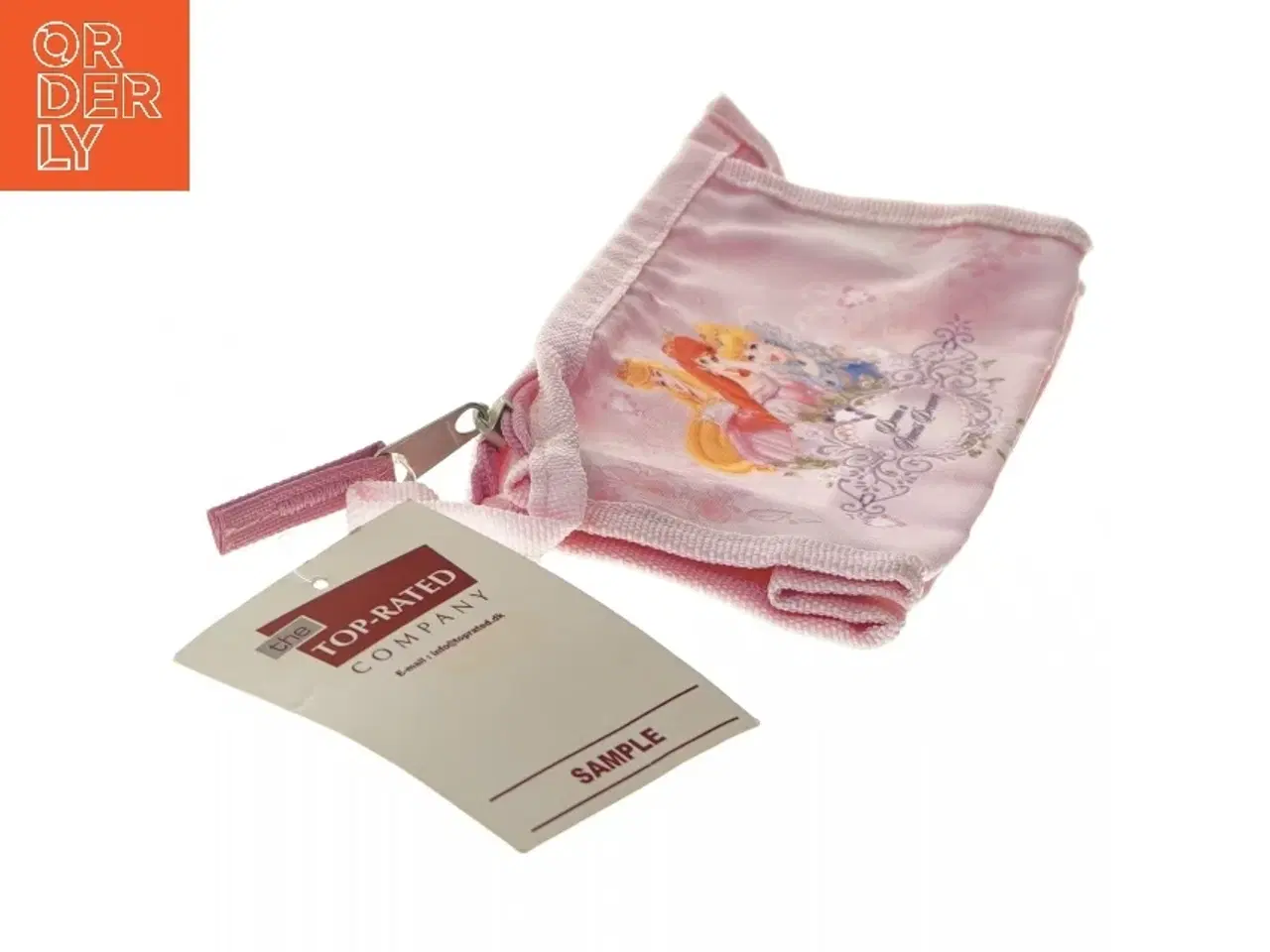 Billede 3 - Lyserød penalhus med prinsessemotiv fra Disney (str. 20x10 cm)