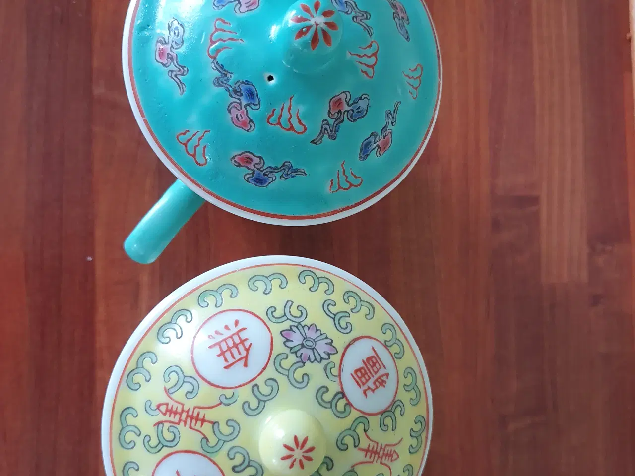 Billede 3 - Kinesiske krus m låg.