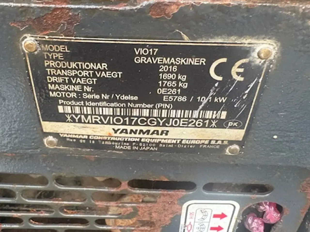 Billede 2 - Yanmar ViO17 MED 3 SKOVLE