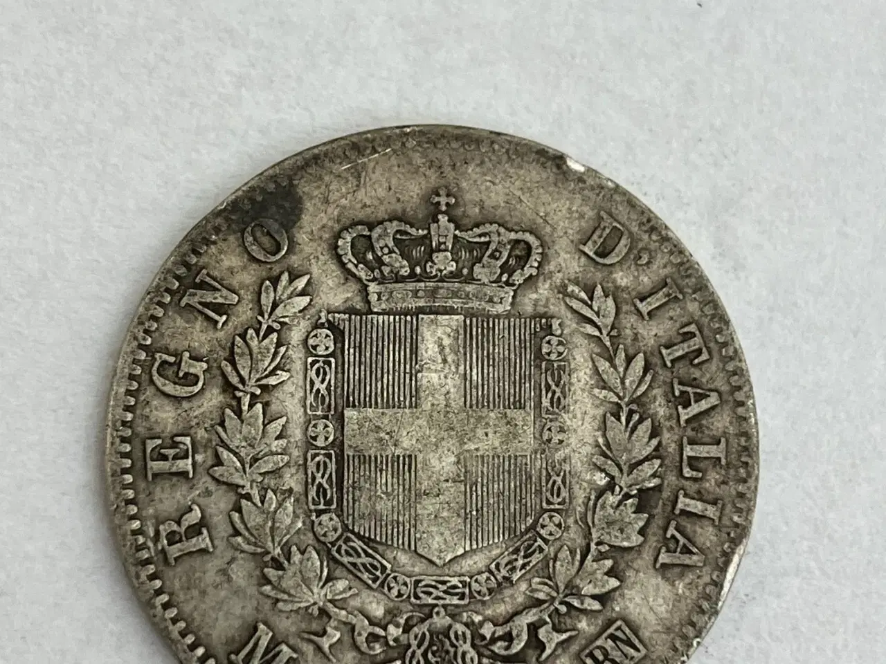 Billede 2 - 1 Lira Italy 1863