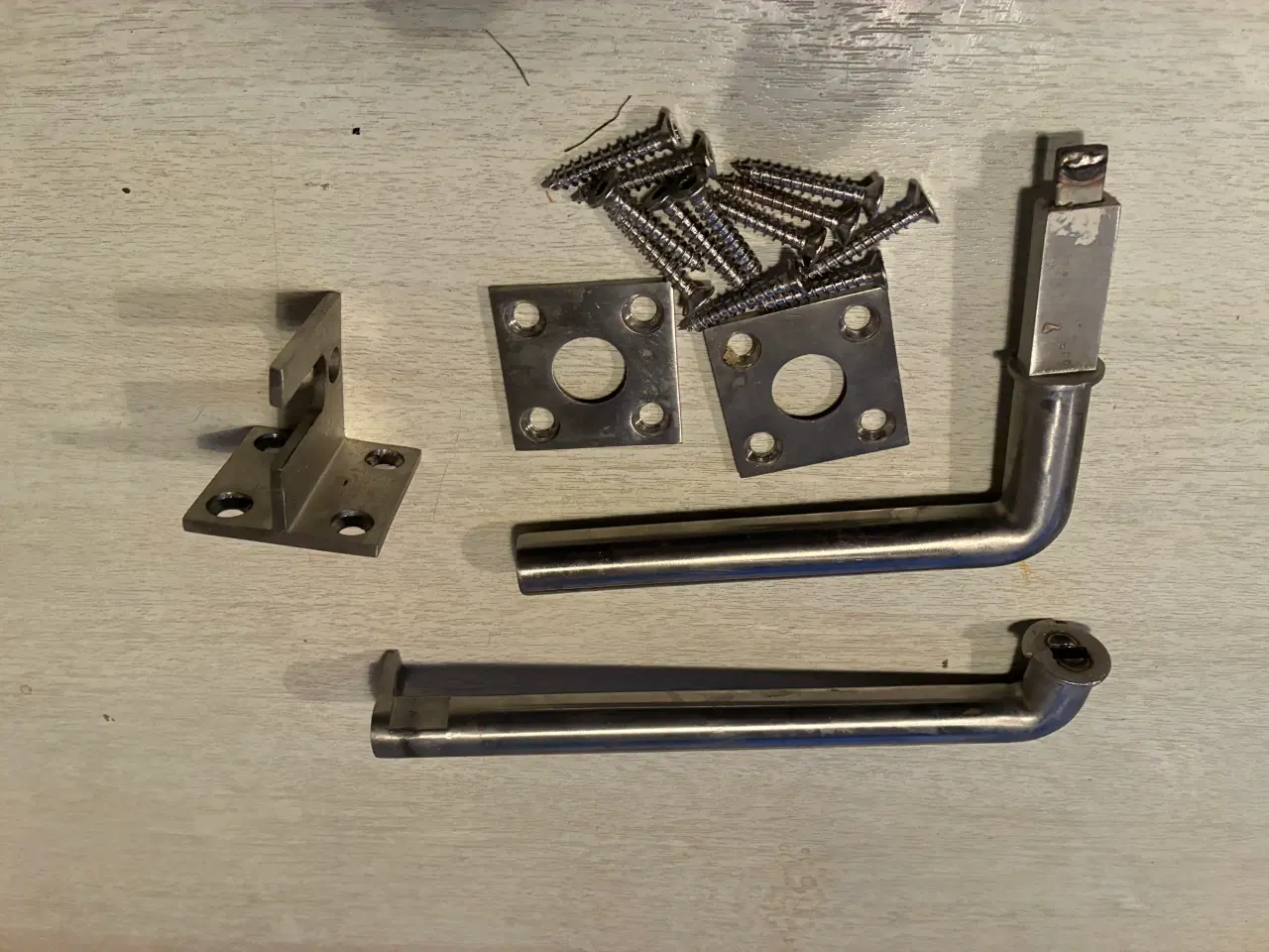 Billede 1 - Stalddørsgreb i stål