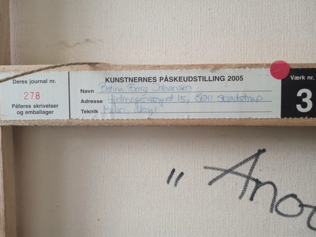 Billede 3 - Maleri fra galleri - 2005