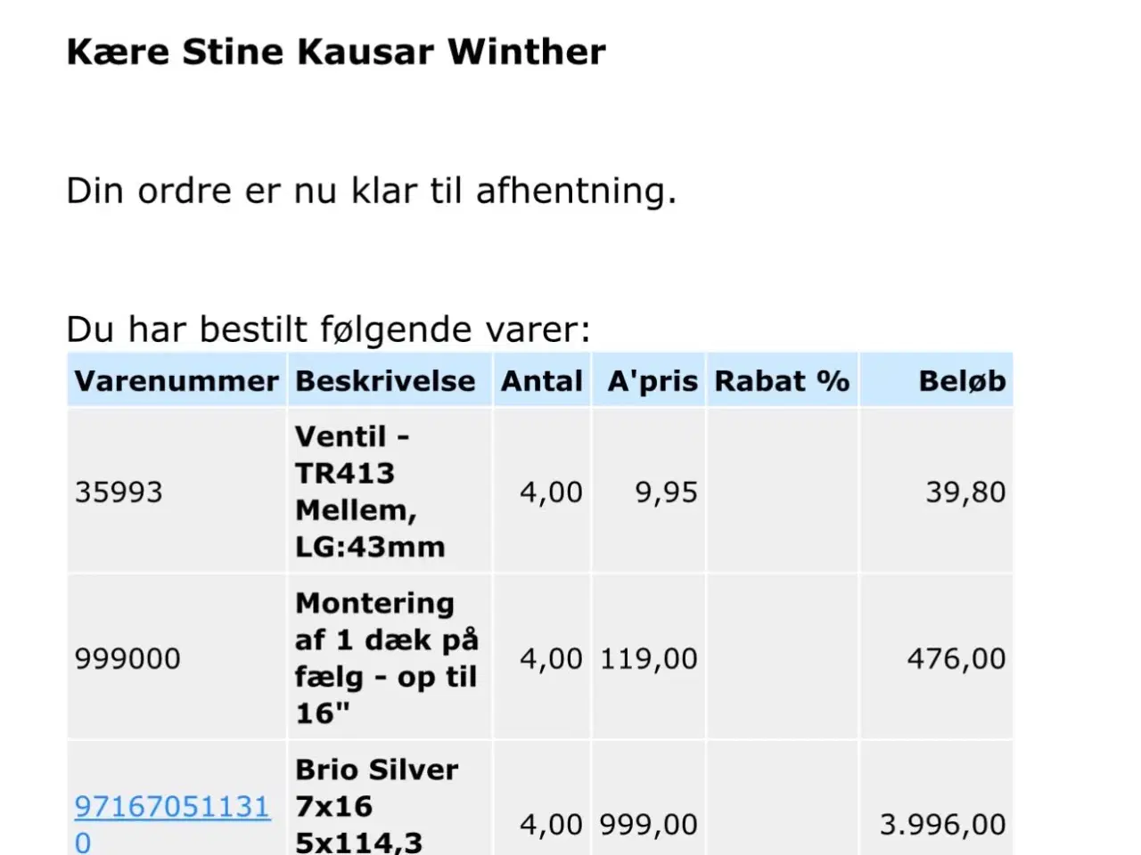 Billede 10 - Alufælge med gode sommerdæk