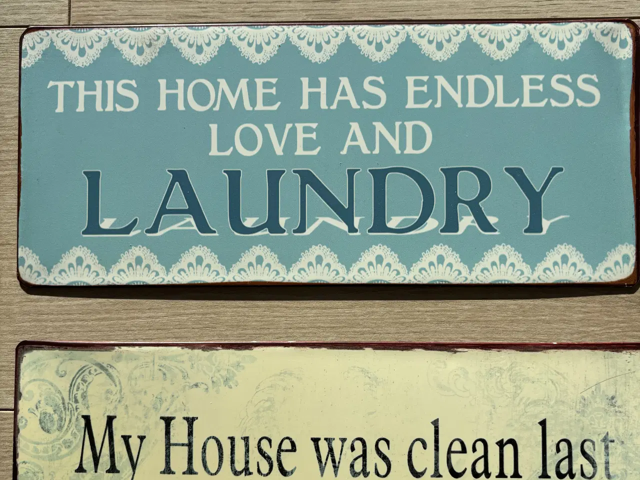 Billede 1 - Metal skilte