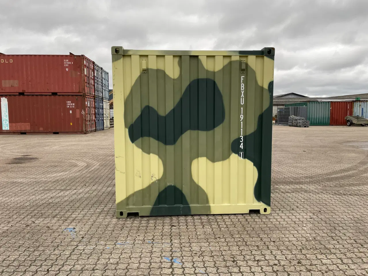 Billede 4 - 20 fods Container - Camouflage farver.