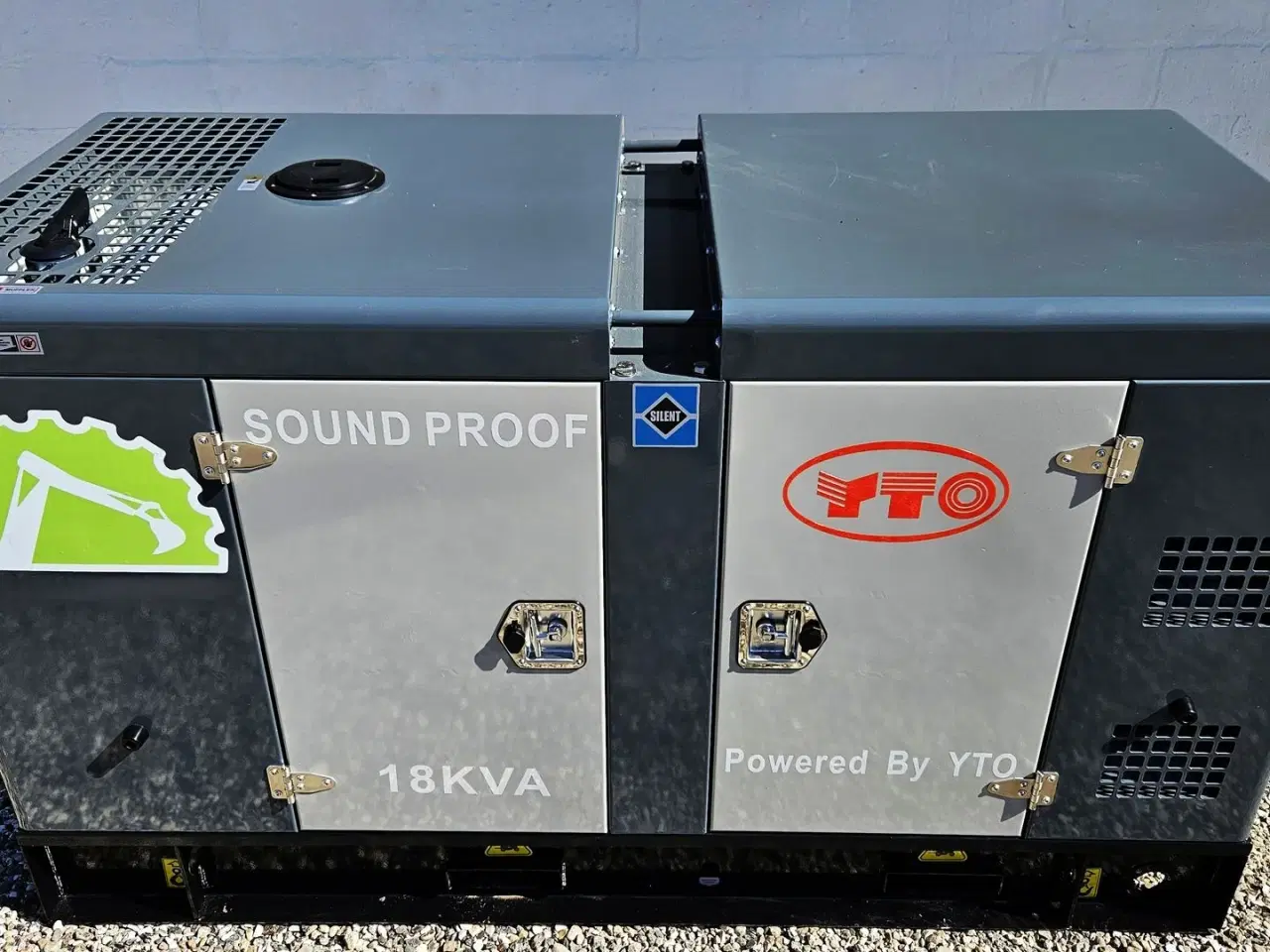 Billede 6 - YTO 18 KWA Leroy-Somer Generator / Fabriksny