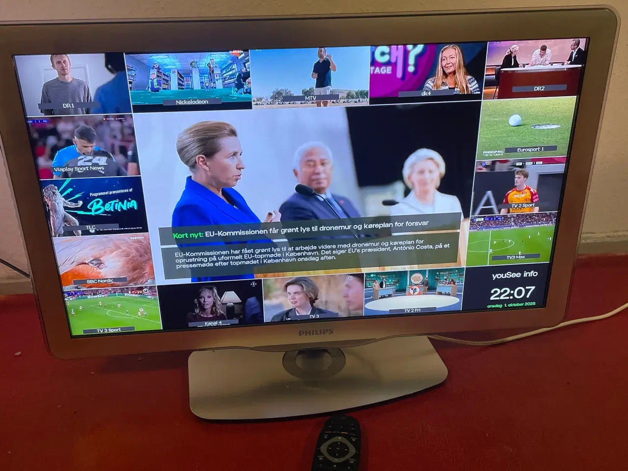 Billede 2 - Fladskærm. Philips 32 tommer full hd 