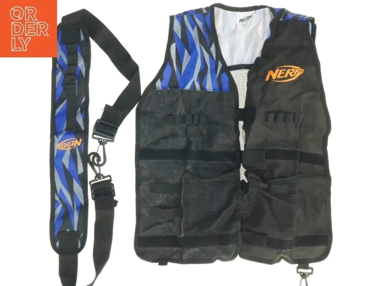 Billede 1 - Nerf gear med vest og Rygsæk fra Nerf (str. 38 cm)