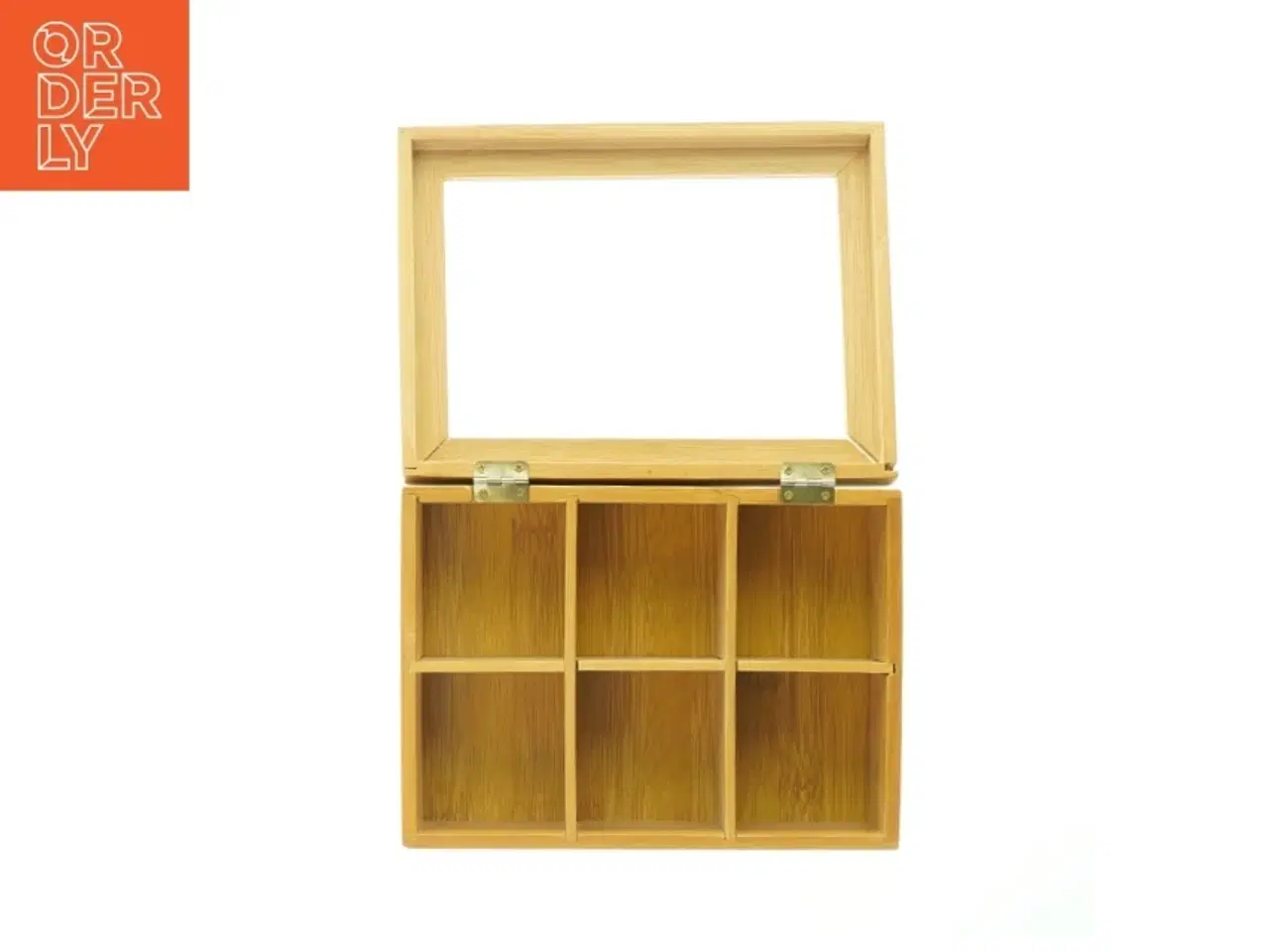 Billede 1 - Opbevaringskasse med glaslåg (str. 22x16 cm)