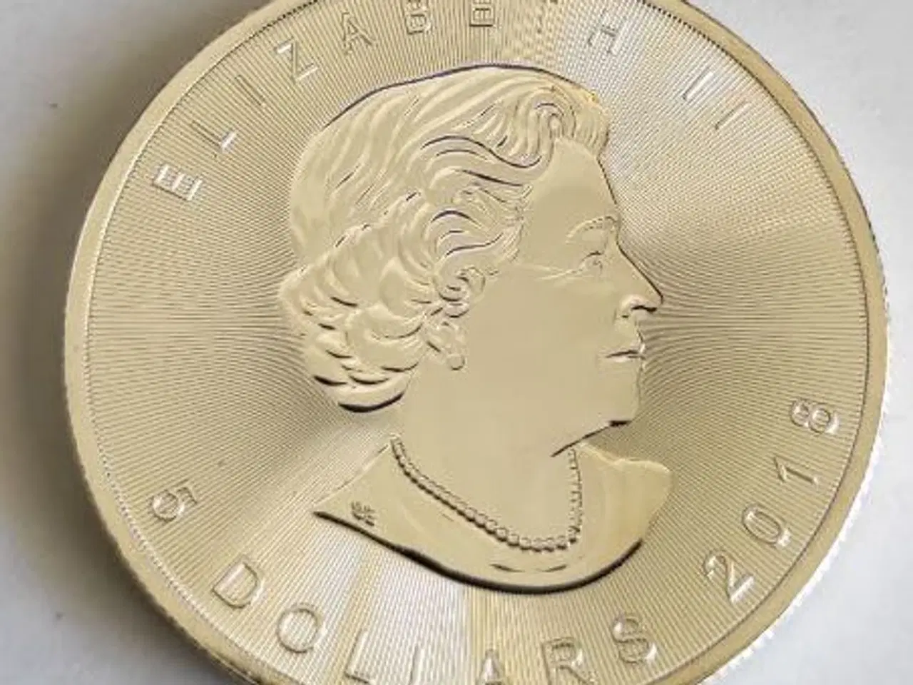 Billede 1 - 1.Oz 9999 Finsølv Maple leaf Canada 5$ 2018