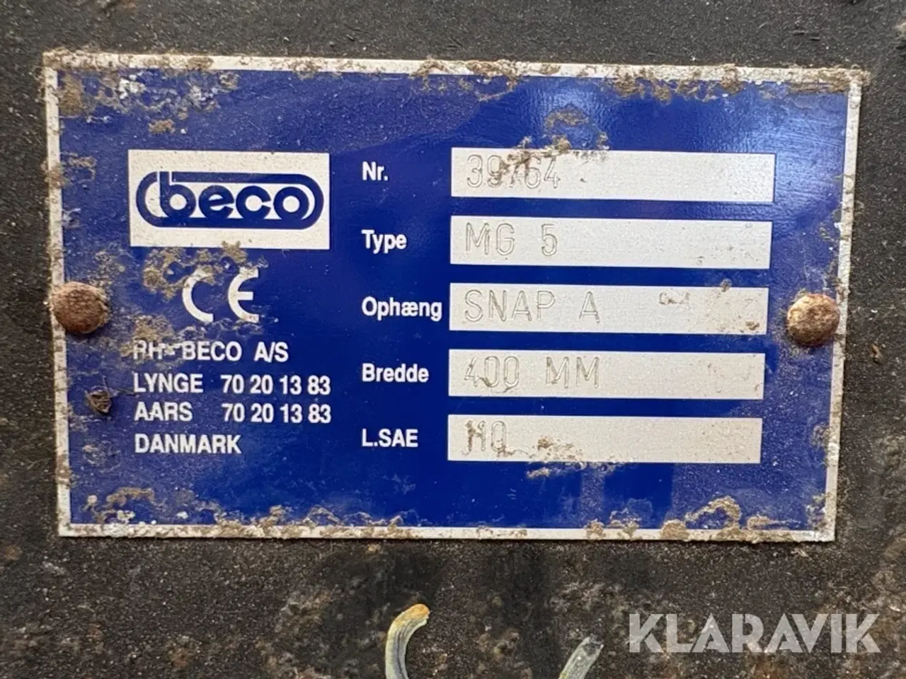 Billede 5 - Skovl Beco MG5