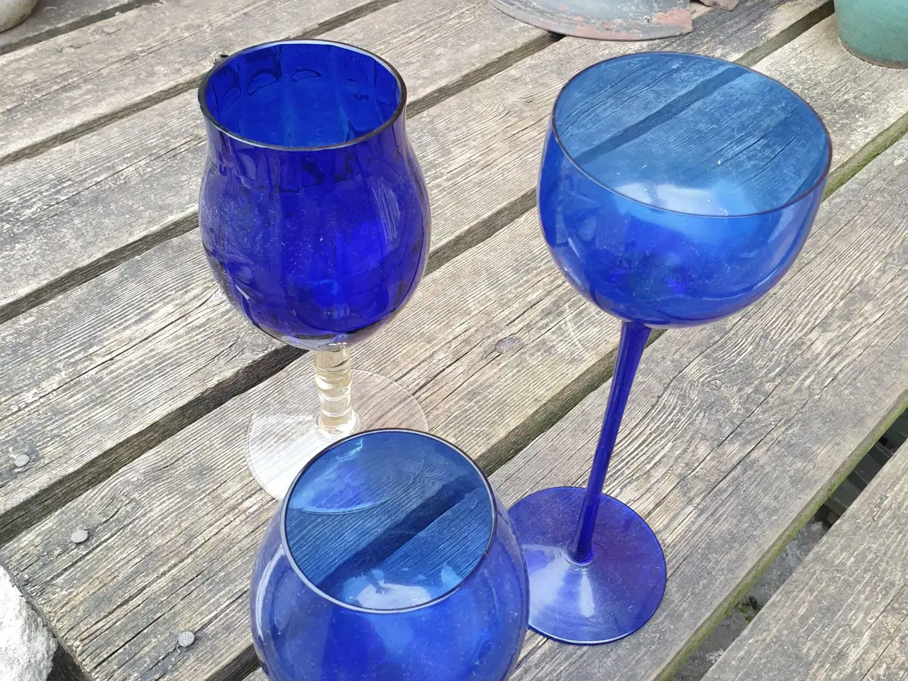 Billede 1 - Blå glas
