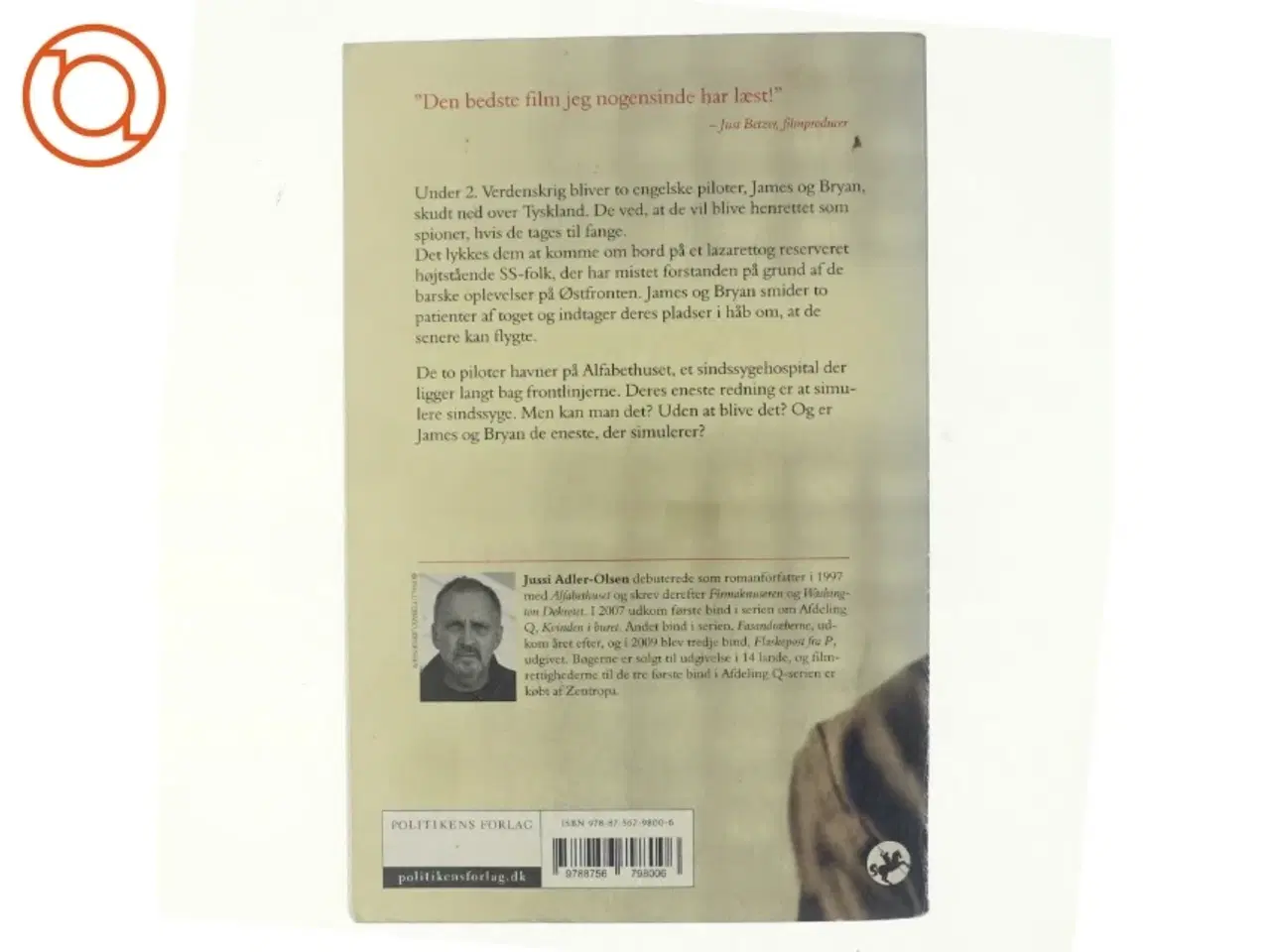 Billede 3 - Alfabethuset af Jussi Adler-Olsen (Bog)