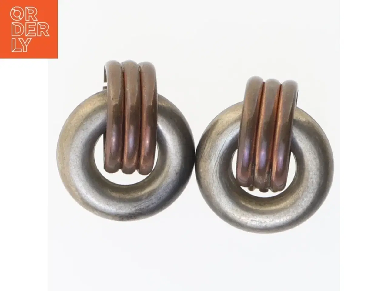 Billede 2 - Vintage clips øreringe (str. Ø. 3,5 cm)