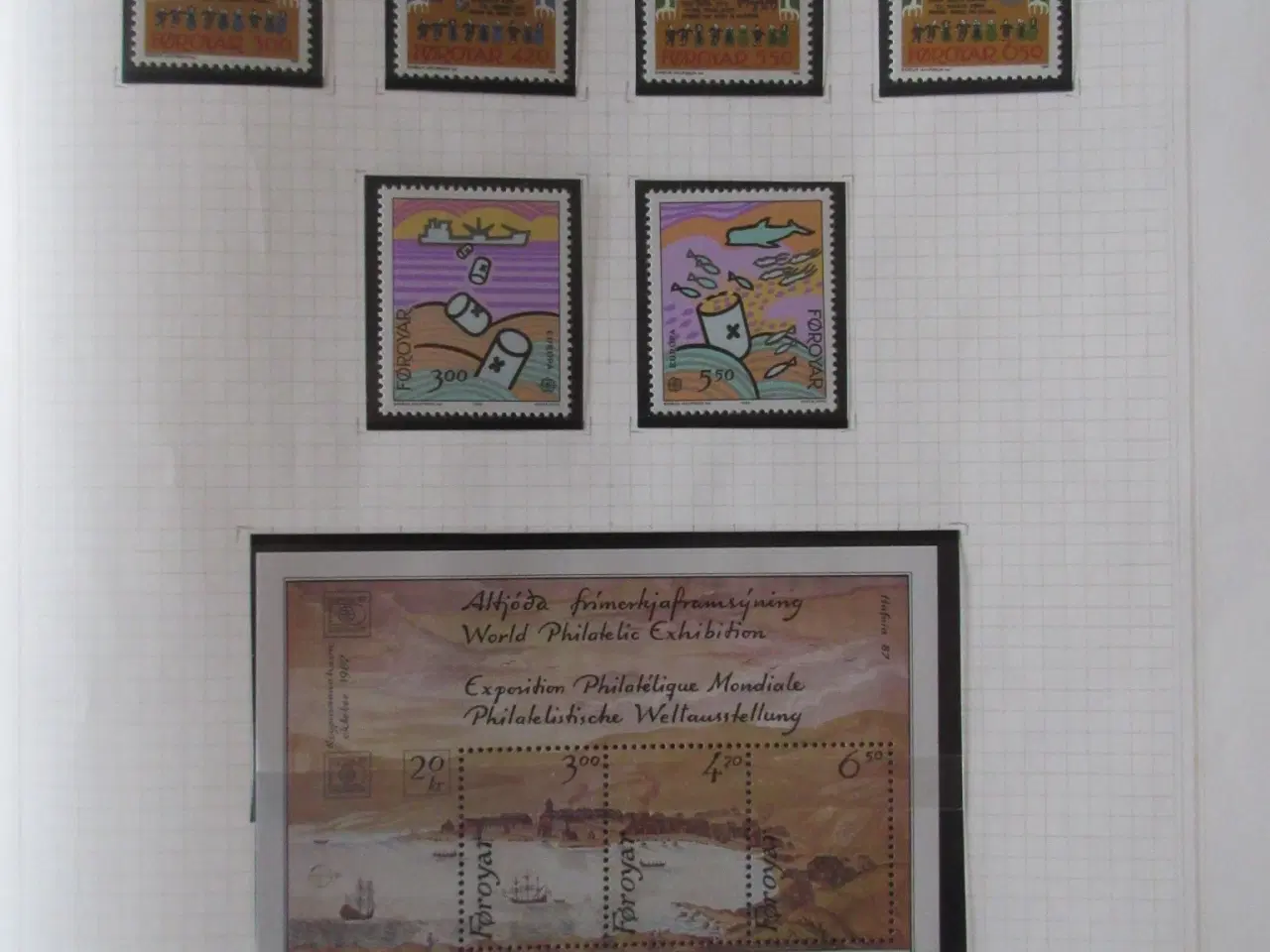 Billede 1 - Færøerne start samling postfriske frimærker
