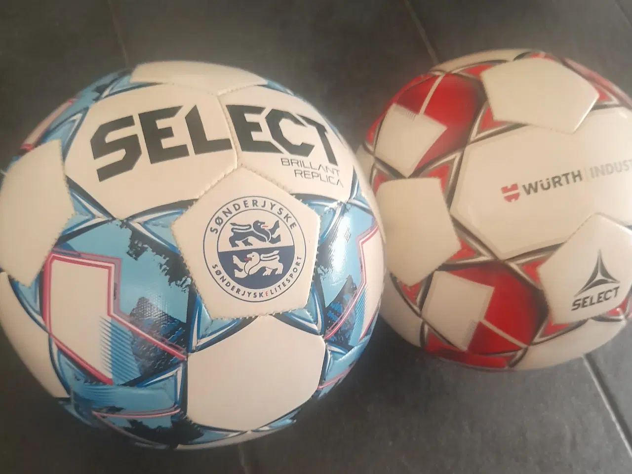 Billede 1 - 2 stk. Nye Select Brillant Replica fodbolde