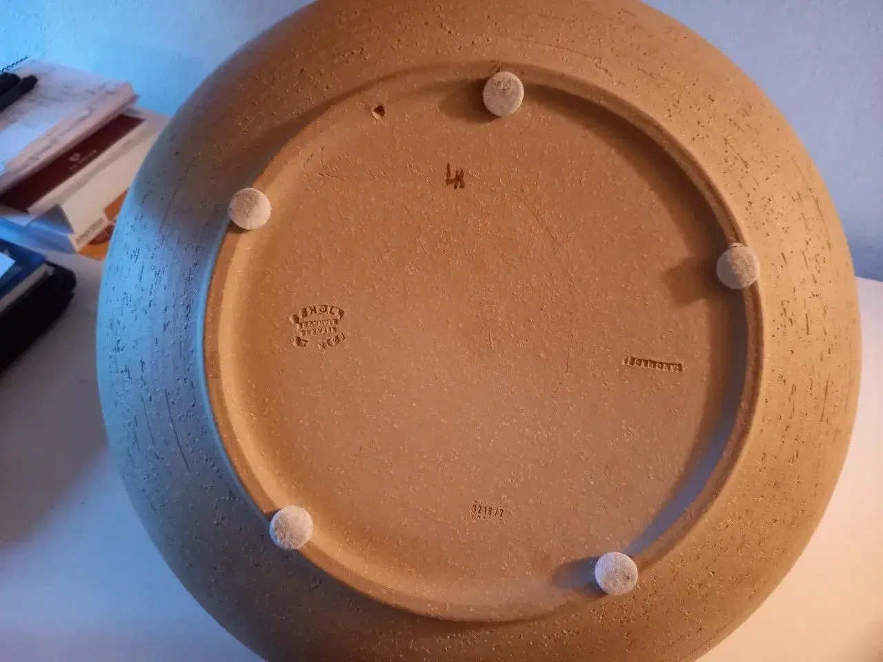 Billede 5 - Søholm bordlampe og fad Keramik stentøj