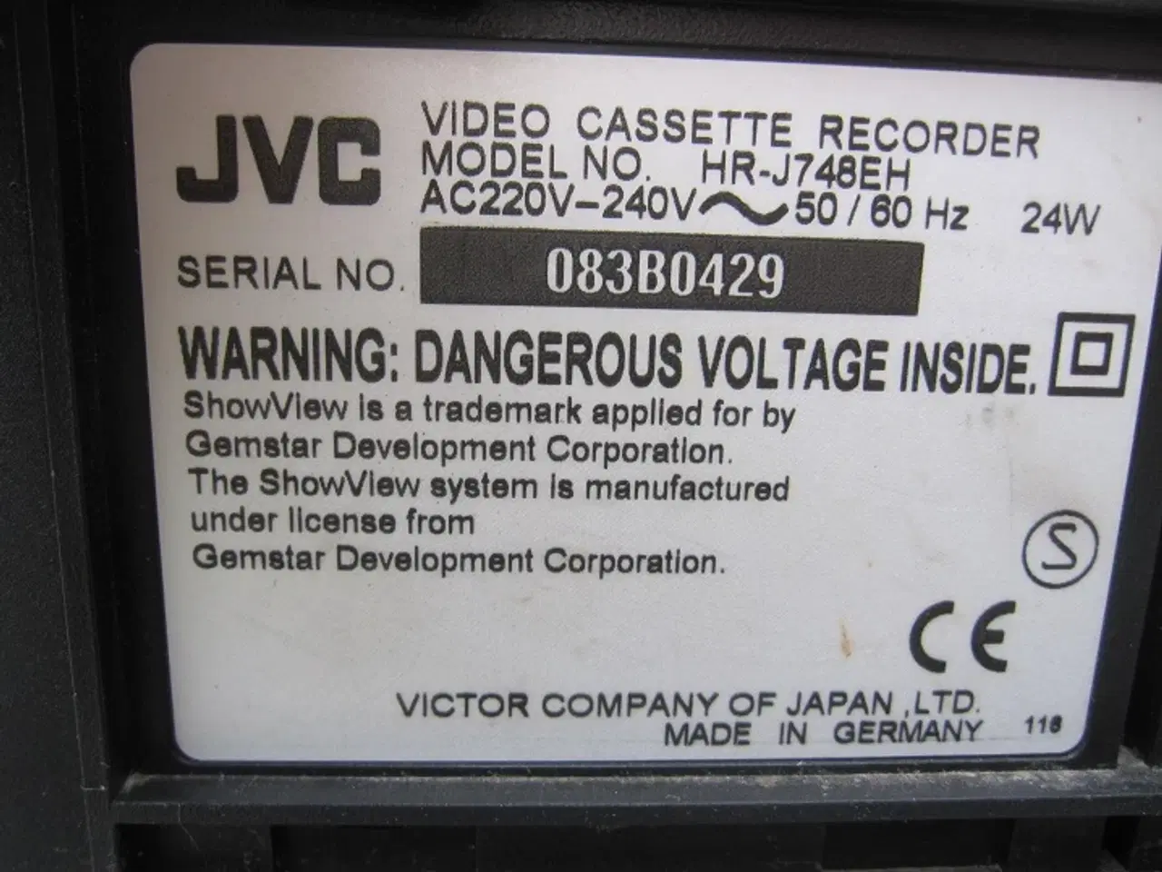 Billede 8 - VHS videomaskine, JVC, HR-J748