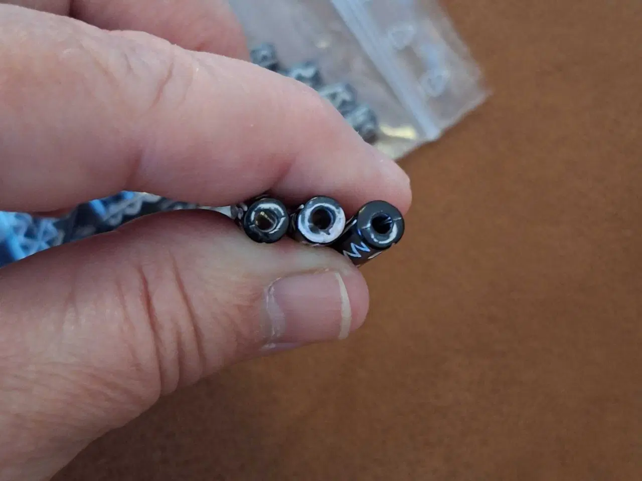 Billede 2 - Sort og hvide perler 