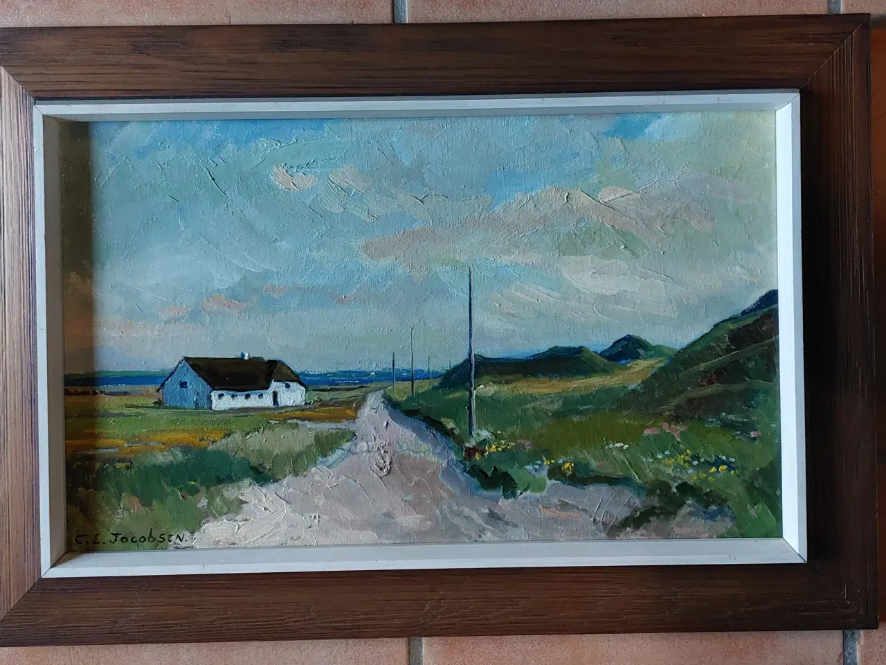 Billede 1 - C. E. JACOBSEN ( 1911-1995 ) oliemaleri