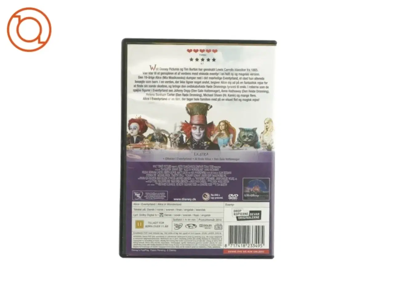 Billede 2 - Alice i eventyrland (DVD)