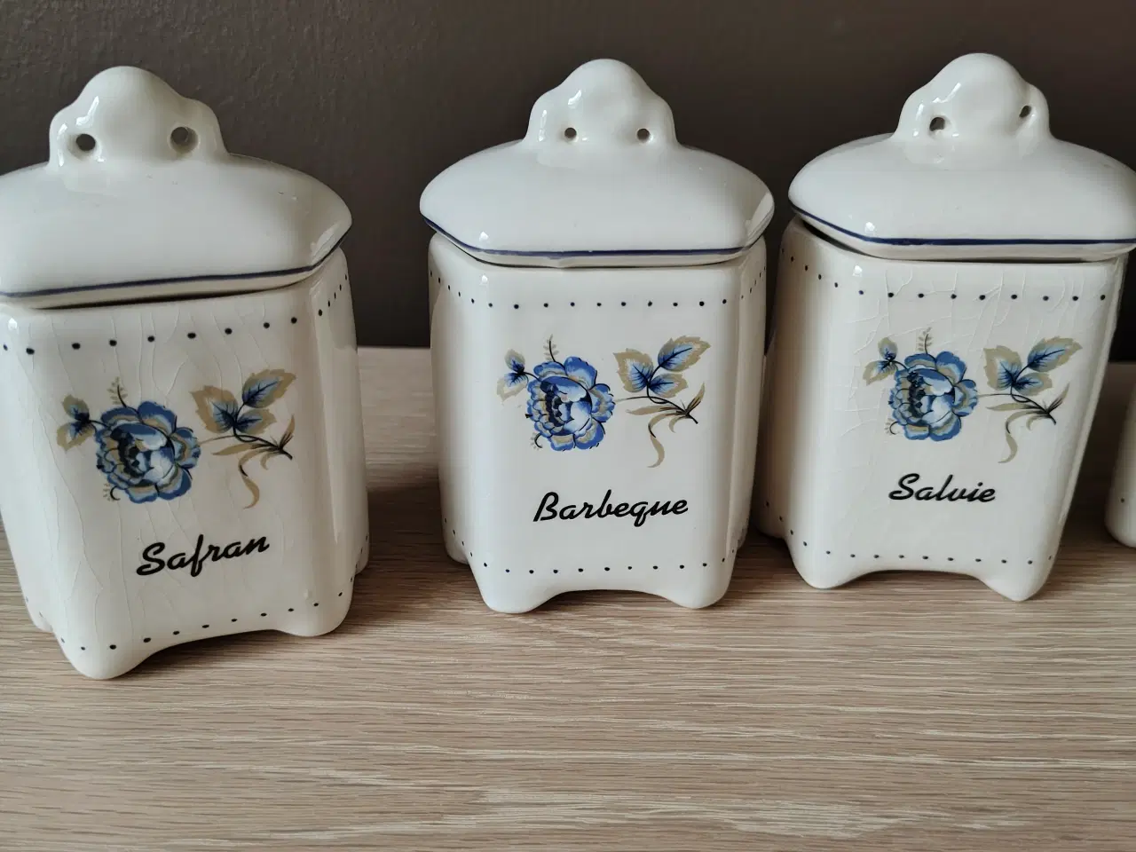 Billede 2 - Fine vintage krydderiglas