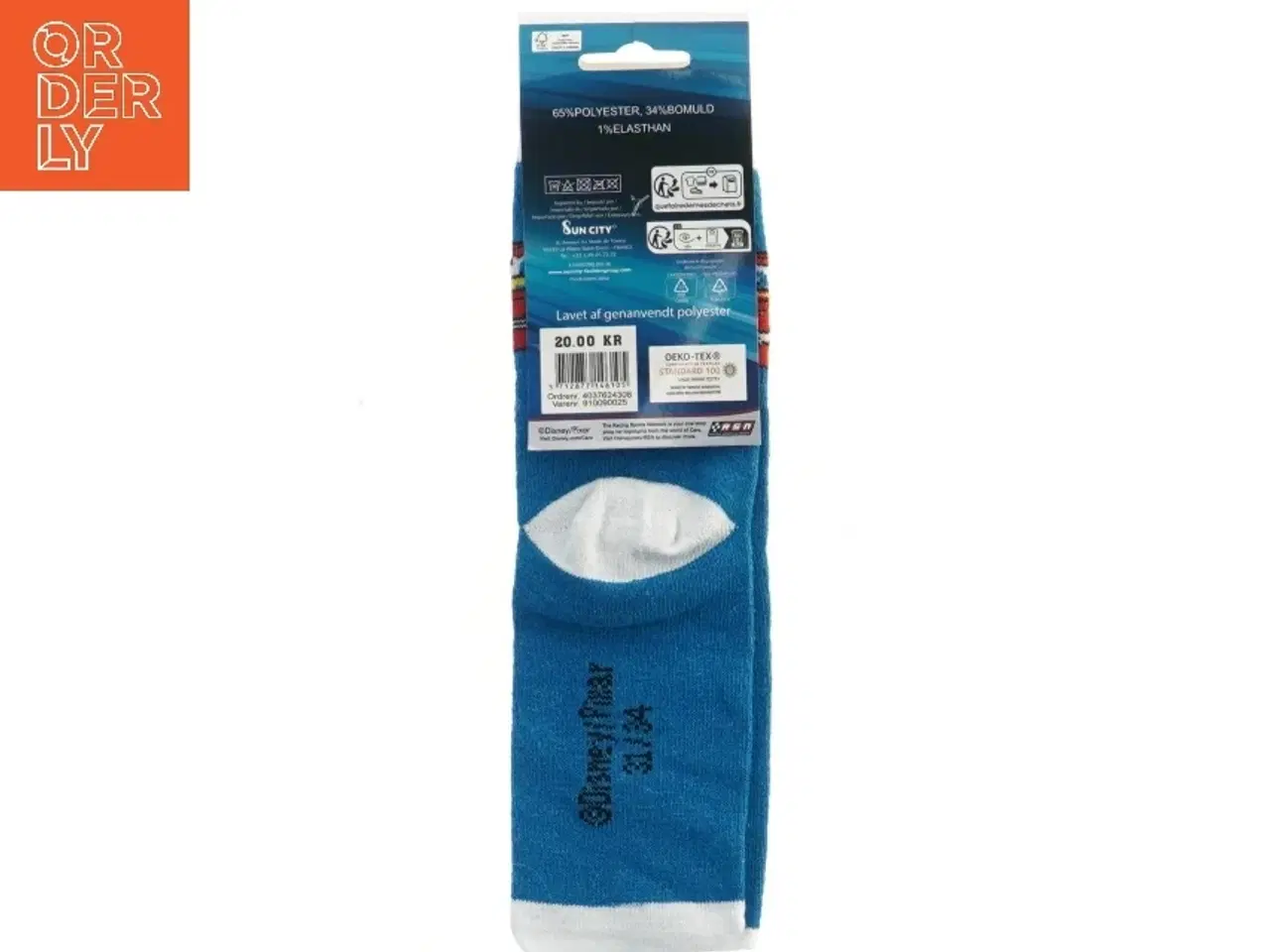 Billede 2 - Disney Biler sokker fra Disney Pixar (str. 31/34 cm)