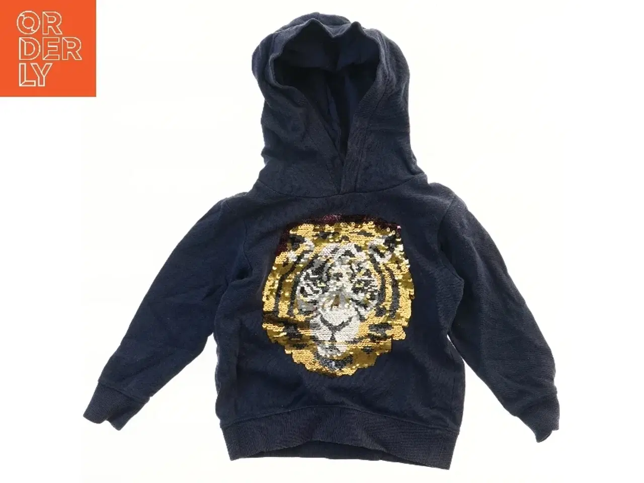 Billede 1 - Børne hættetrøje med tiger motiv fra H&M (str. 104)