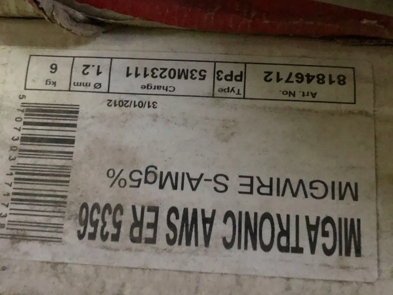 Billede 1 - Hårdmetalstråd ubrugt rulle