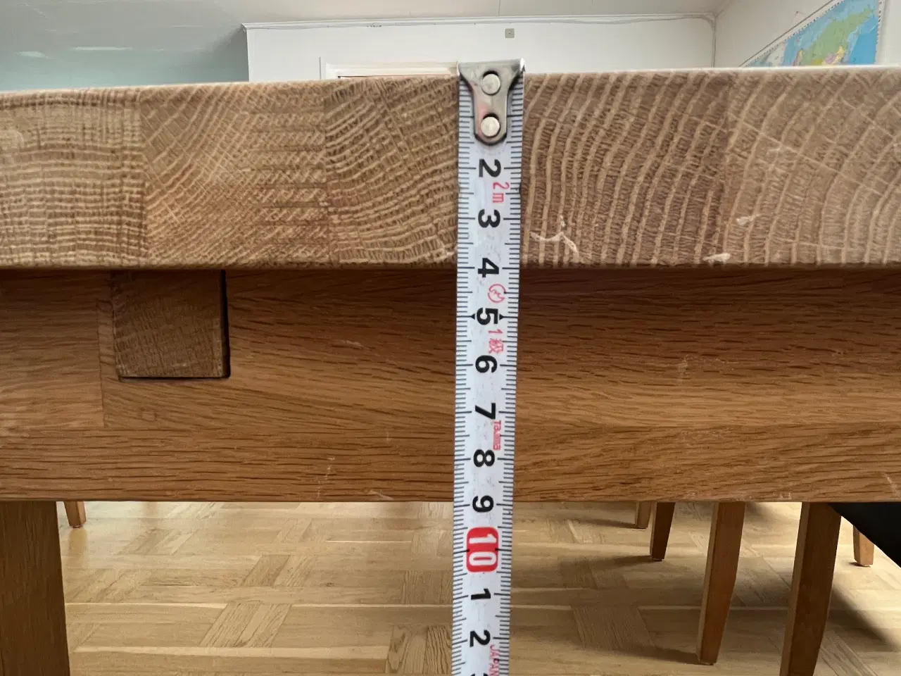 Billede 8 - Spisebord i massiv egetræ