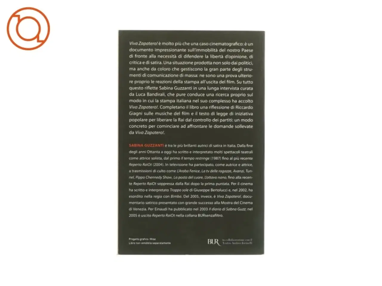 Billede 2 - Viva zapatero af Sabina Guzzanti (bog)