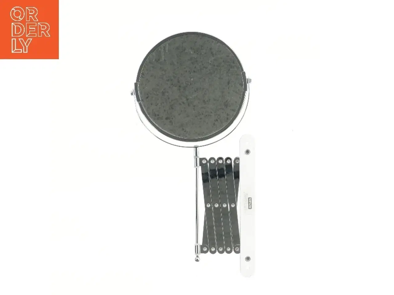 Billede 1 - Udtrækkeligt vægspejl med krom finish fra Wenko (str. 36x19 cm)