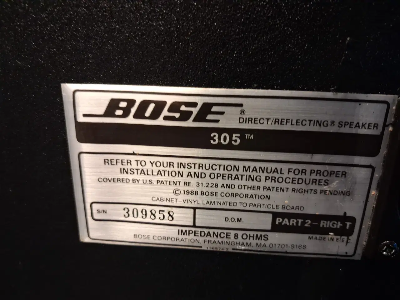 Billede 4 - BOSE højtaler, Technics anlæg