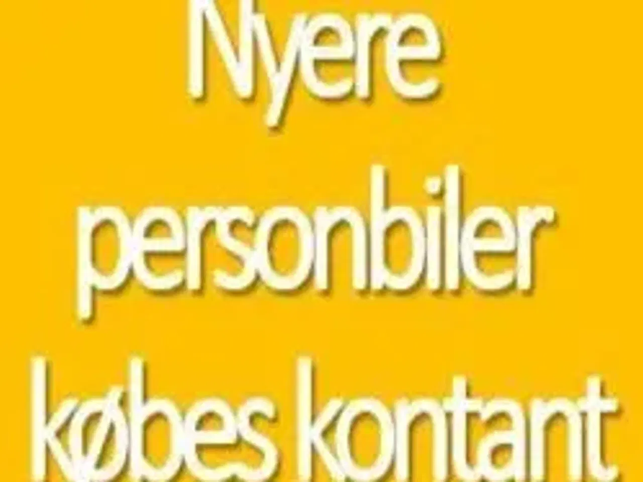 Billede 1 - Nyere personbiler købes kontant