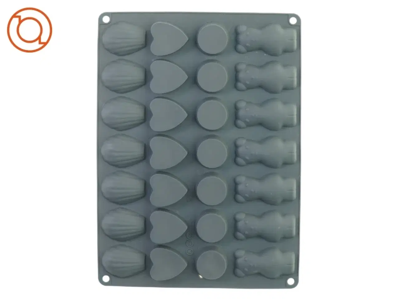 Billede 1 - Chokolade form i silikone (str. 32 x 24 cm)