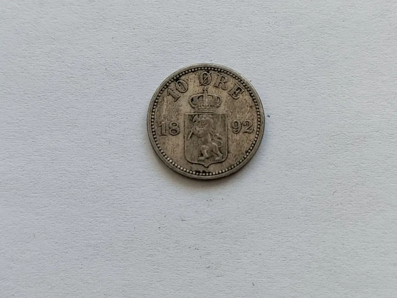 Billede 1 - 10 Øre 1892 Norge