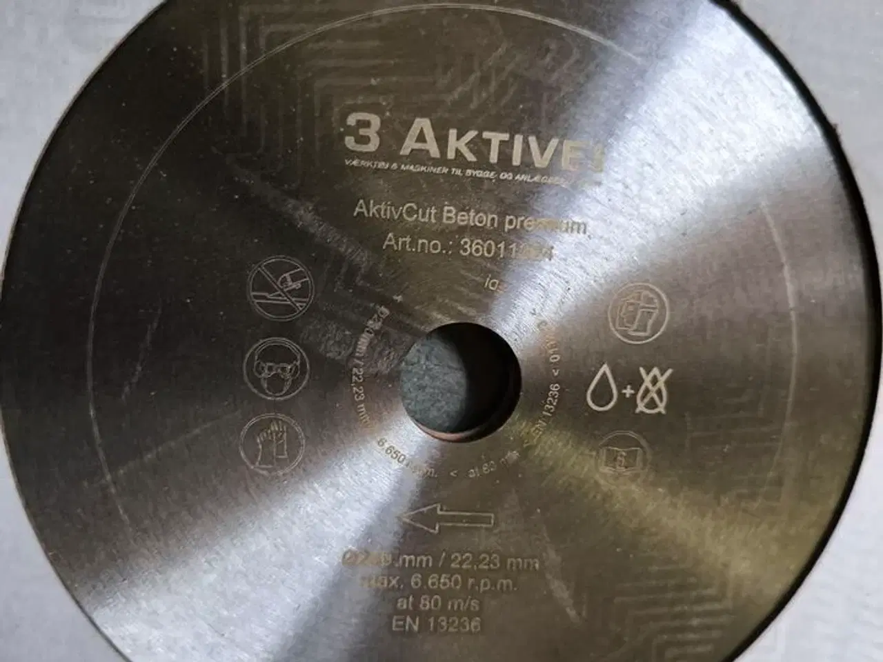 Billede 2 - 2 stk. klinger 3 AKTIVE beton 230x22,23 mm