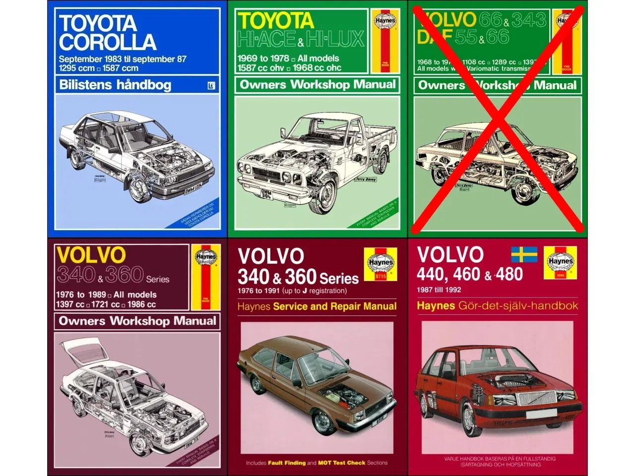 Billede 10 - Haynes - 61 Haynes Værkstedshåndbøger - 75 kr./bog