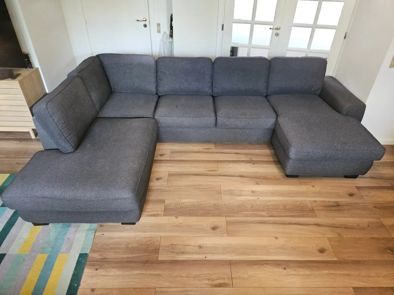 Billede 1 - 5 Pers. Hjørnesofa m/ Chaiselong – God Stand